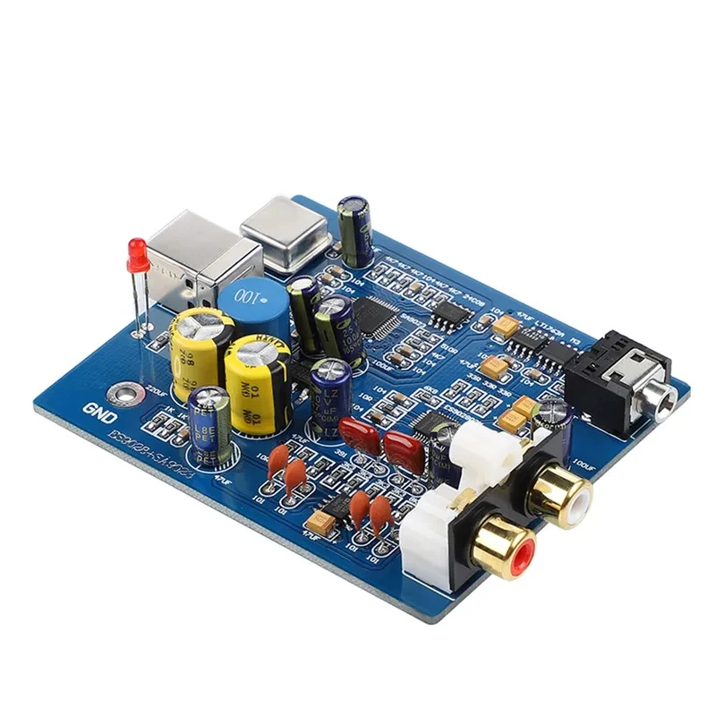 Usb Sound Card - YJ00130 บอร์ดถอดรหัส USB ES9028K2M+SA9023 ซาวด์การ์ดเสียงคุณภาพสูง โมดูลถอดรหัสเสียง