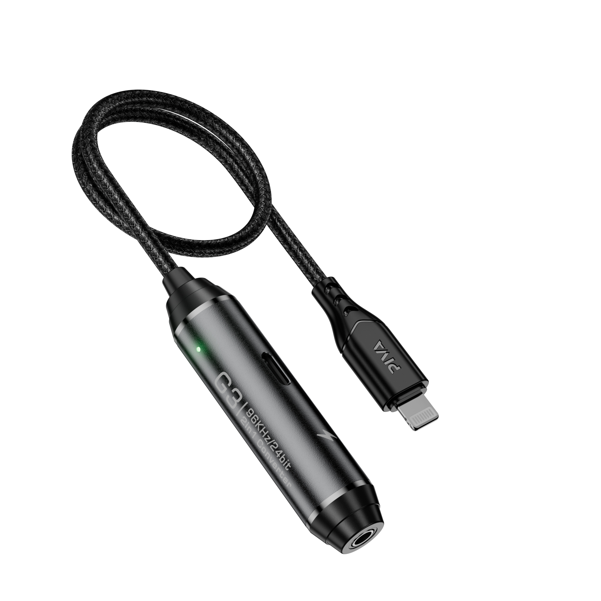 Audio Dac - สาย Piva 40 ซม. ตัวแปลงชาร์จเร็ว 2-in-1