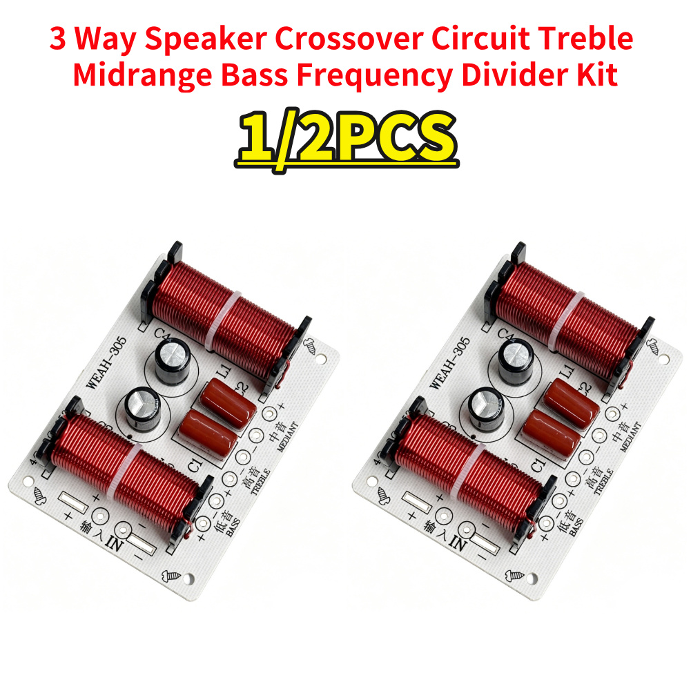 Speaker Crossover - ครอสโอเวอร์ลำโพงเสียง 3 ทาง 150W สำหรับเสียงแหลม กลาง
