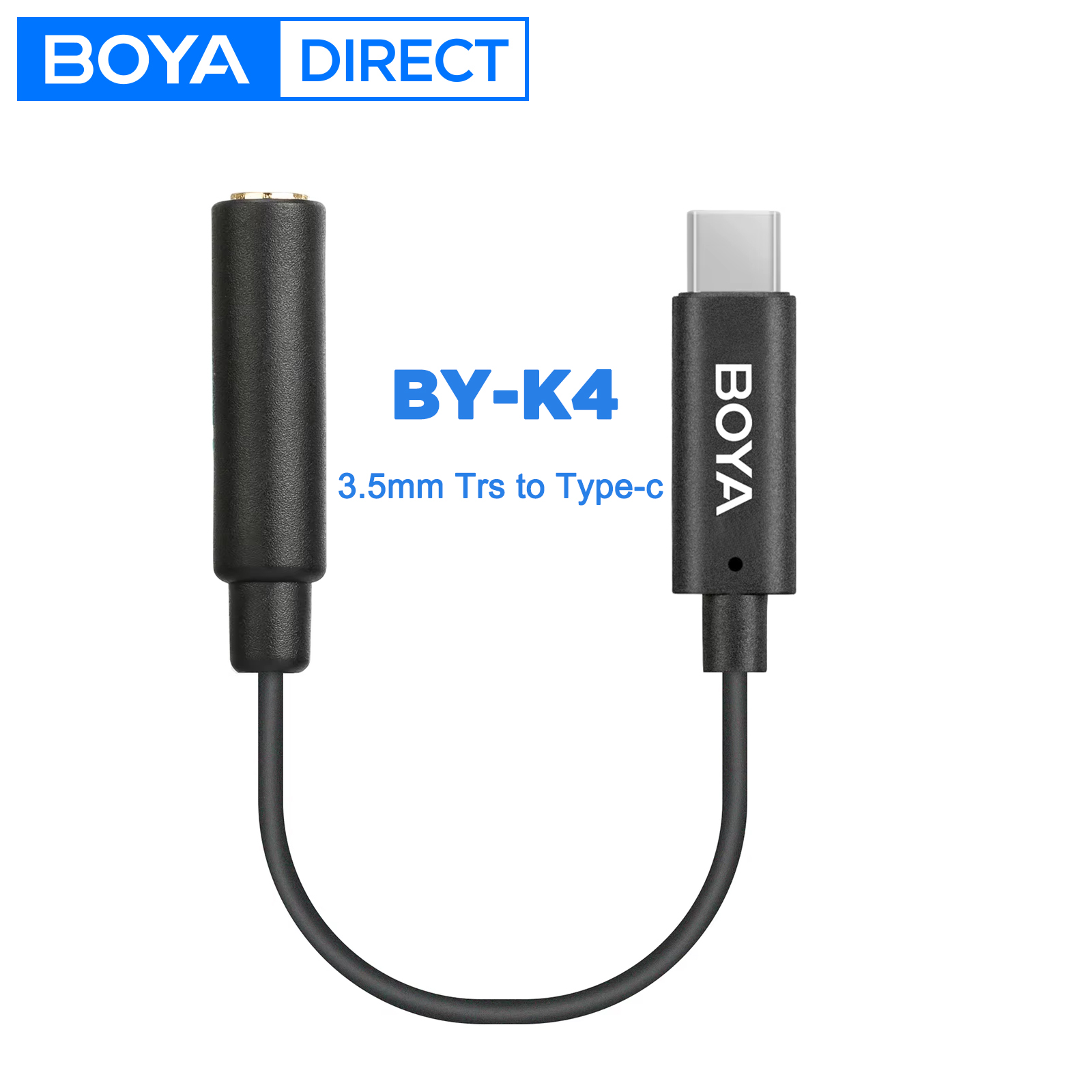 Trs Cable - สายอะแดปเตอร์เสียงไมโครโฟน BOYA BY-K4 ขนาด 6 ซม.