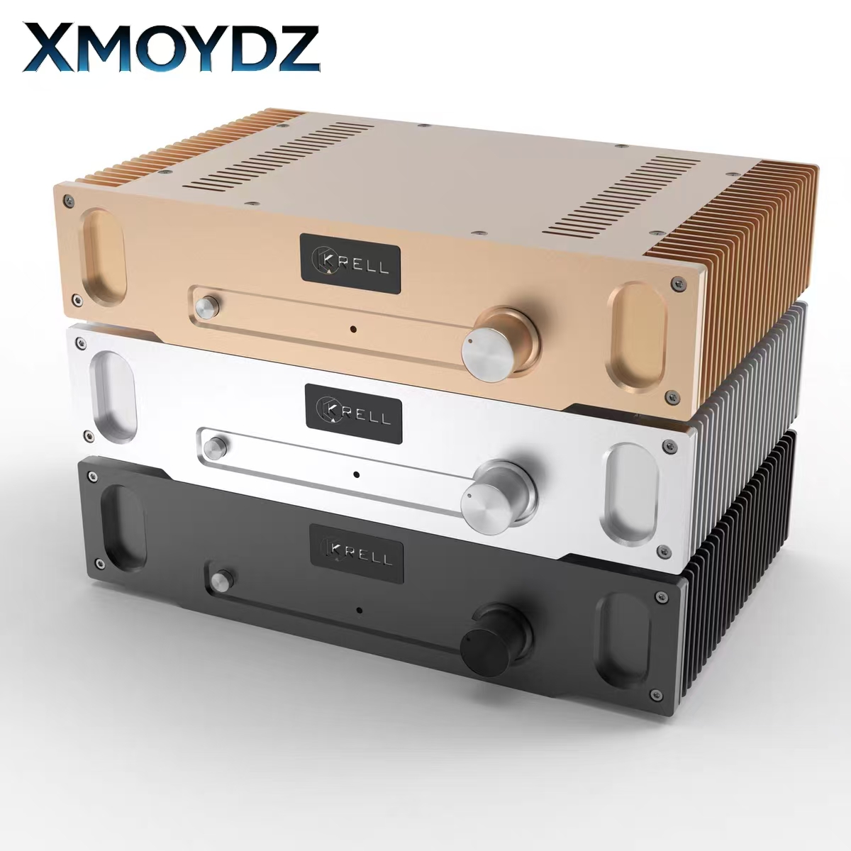 Speaker Enclosure - แชสซีเครื่องขยายเสียงคลาส A ขนาดเล็ก ทำจากอลูมิเนียมอัลลอยทั้งหมด ขนาด 336x75x208