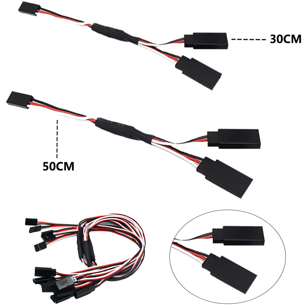 Rca Cable - 5/8/10 ชิ้น RC เซอร์โว Y สายต่อขยาย