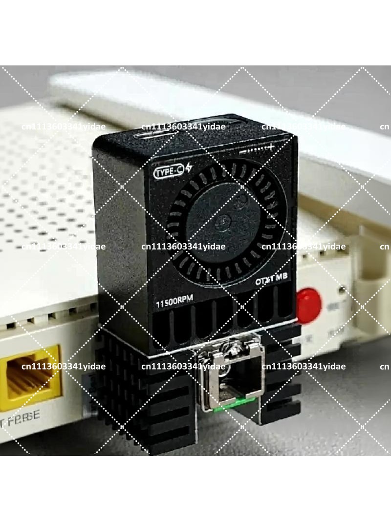 Heatsink Aluminum - ฮีทซิงค์อะลูมิเนียมทั้งหมดสำหรับการแปลงออปโตอิเล็กทรอนิกส์, พัดลมควบคุมความเร็ว 11,500 รอบต่อนาที สำหรับ E,
