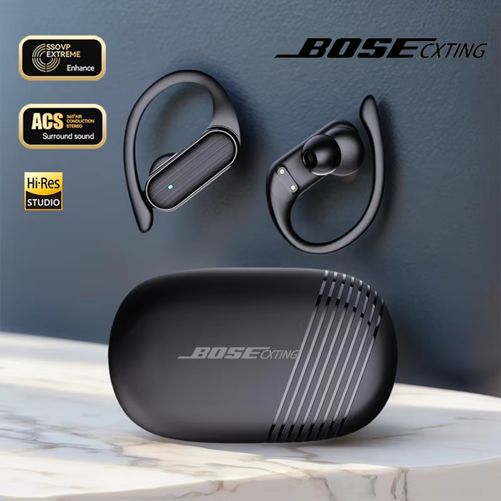 Headphone Parts - BOSECXTING A520 หูฟังไร้สายสำหรับธุรกิจ แบบเกี่ยวหู เสียงเบส HIFI