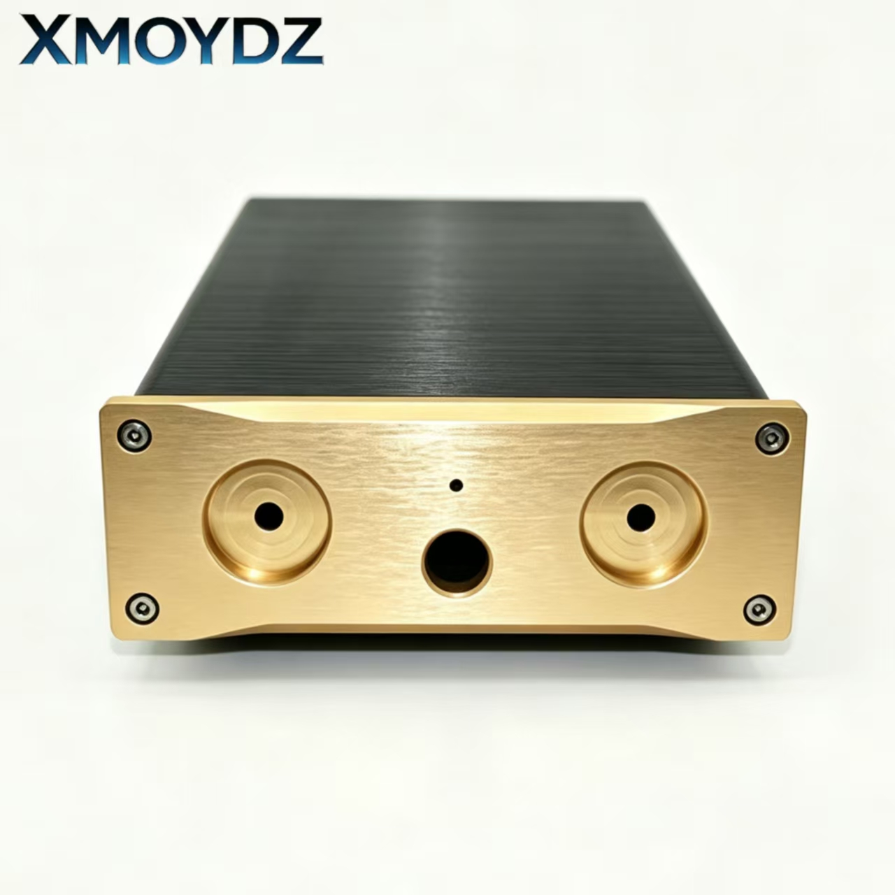 Speaker Enclosure - ตัวเครื่องแอมพลิฟายเออร์อะลูมิเนียมทั้งตัว พร้อมแผงสีทอง สำหรับปรีแอมป์ แอมป์หูฟัง และเพาเวอร์แอมป์ ขนาด
