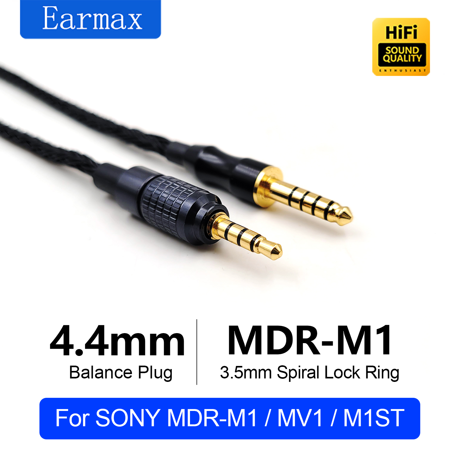 Rca Cable - สำหรับ SONY MDR-M1 MV1 M1ST 4.4