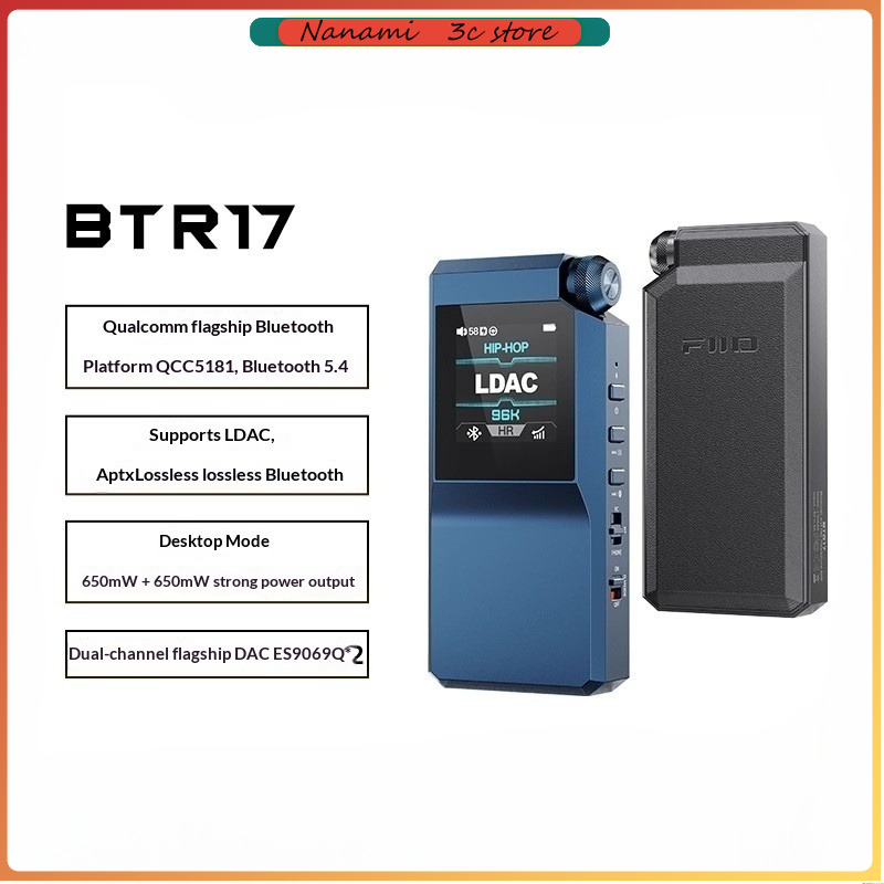 FiiO BTR17 หูฟังบลูทูธแบบพกพาพ - Sbc Audio Amplifier บทวิจารณ์และราคา