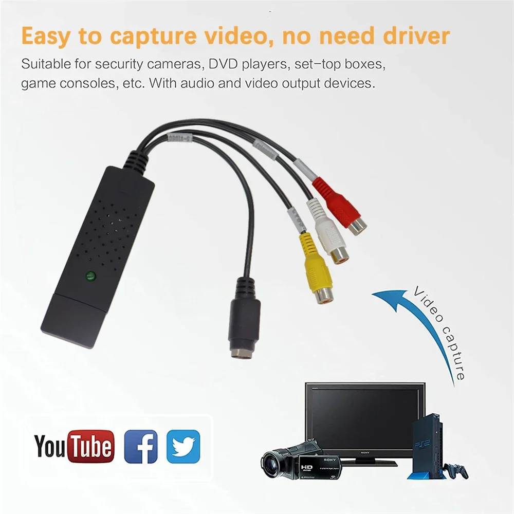 USB2.0 Audio Video Capture Car - Usb Sound Card บทวิจารณ์และราคา