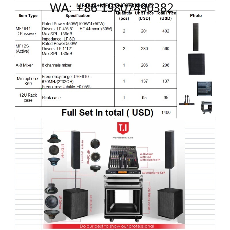 ลำโพงคอลัมน์แบบพกพาขนาด 15 นิ้ - Full Range Speaker บทวิจารณ์และราคา