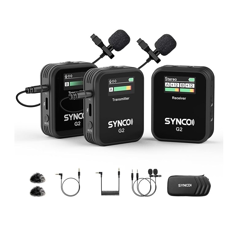 ไมโครโฟนไร้สาย SYNCO รุ่น G2(A - Condenser Microphone Kit บทวิจารณ์และราคา