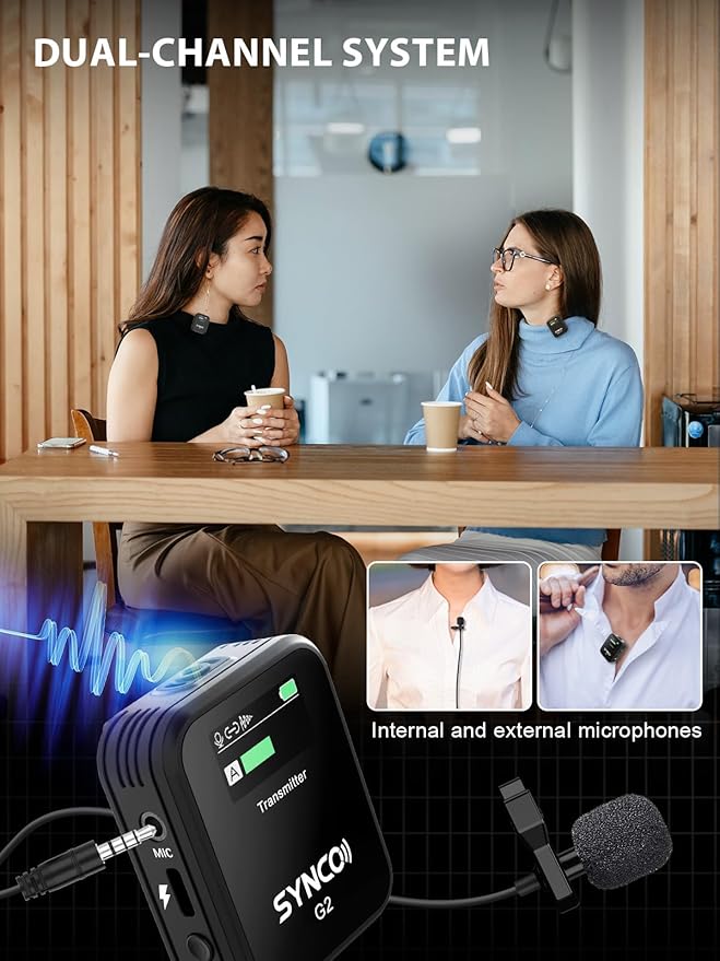 ไมโครโฟนไร้สาย SYNCO รุ่น G2(A - Condenser Microphone Kit บทวิจารณ์และราคา