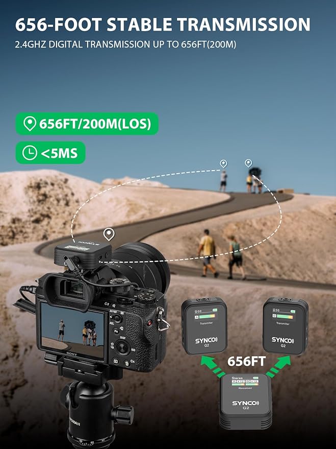 ไมโครโฟนไร้สาย SYNCO รุ่น G2(A - Condenser Microphone Kit บทวิจารณ์และราคา