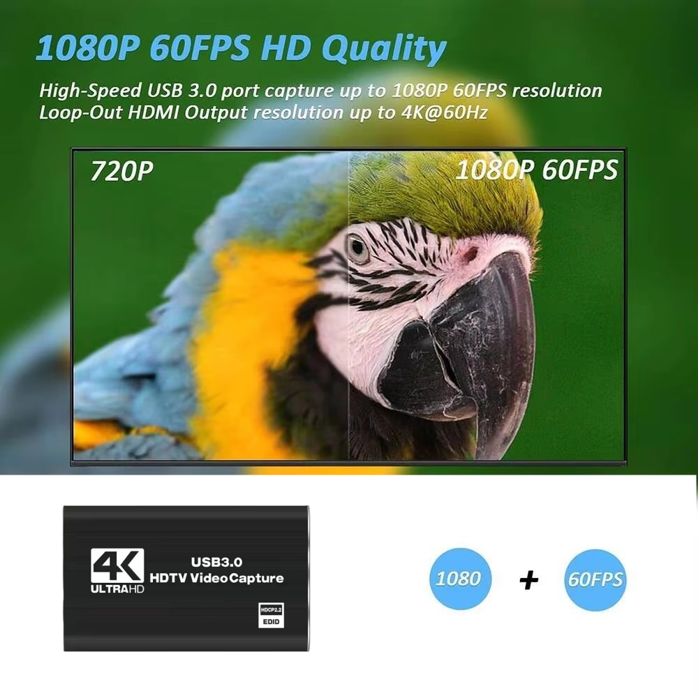 การ์ดบันทึกวิดีโอ Roreta 4K US - Usb Sound Card บทวิจารณ์และราคา