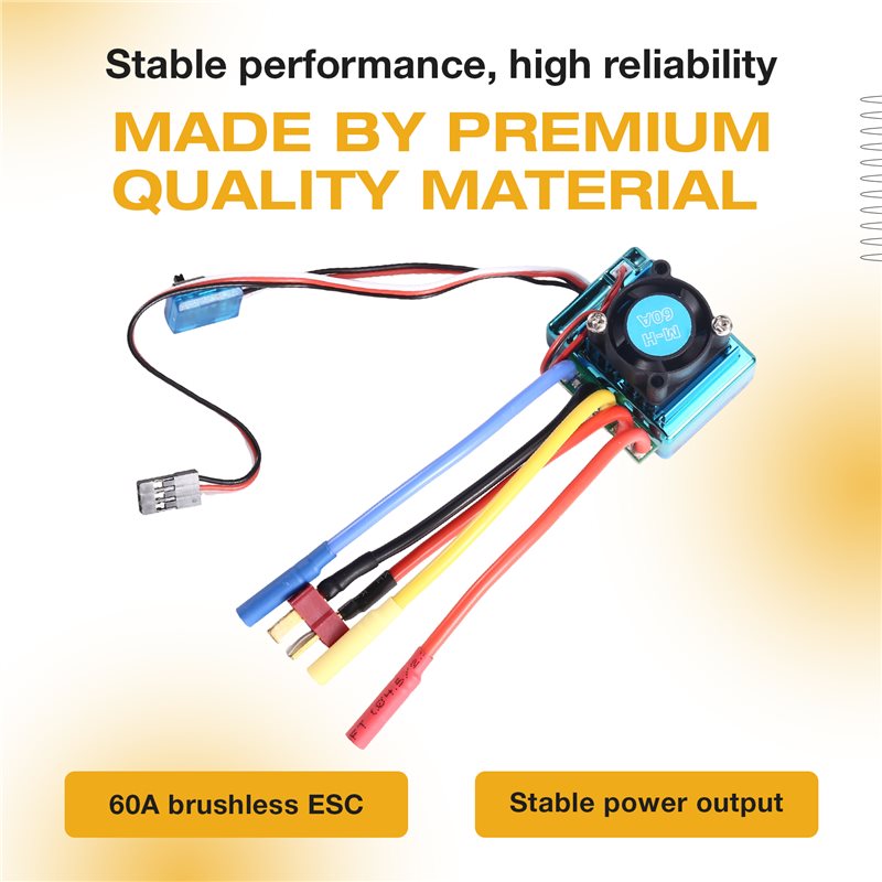 MACH-60A ตัวควบคุมความเร็ว ESC - Banana Plug บทวิจารณ์และราคา