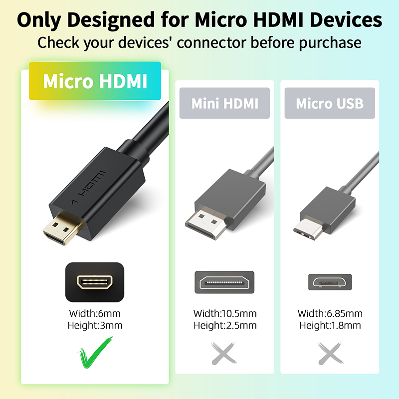 สายอะแดปเตอร์ 4K Micro HDMI to - Mdi Cable บทวิจารณ์และราคา