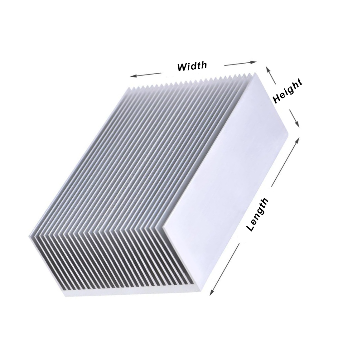 ฮีทซิงค์อะลูมิเนียม แผ่นระบายค - Heatsink Aluminum บทวิจารณ์และราคา