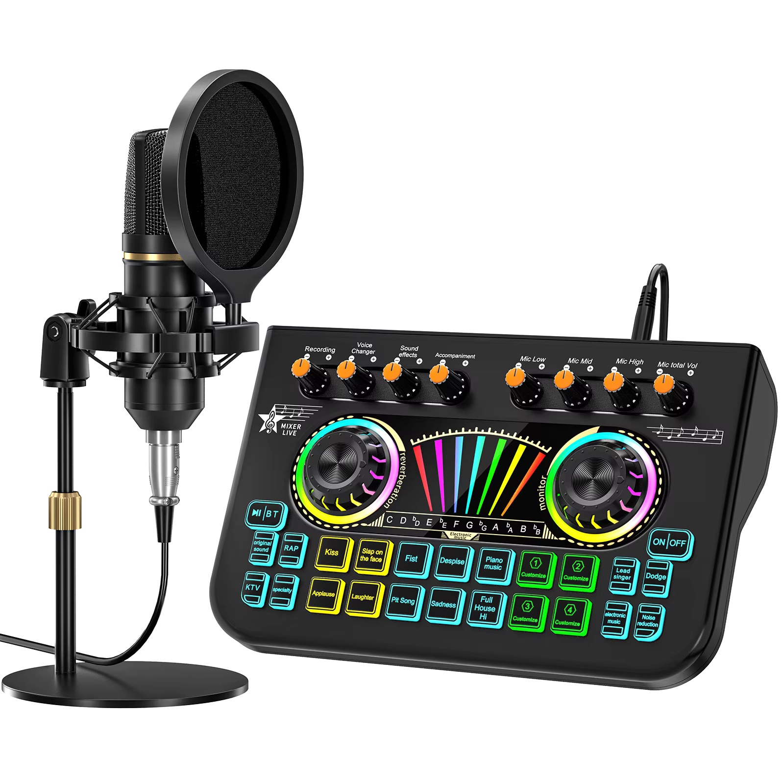 ชุดไมโครโฟนพอดแคสต์ Tenlamp X3 - Condenser Microphone Kit บทวิจารณ์และราคา