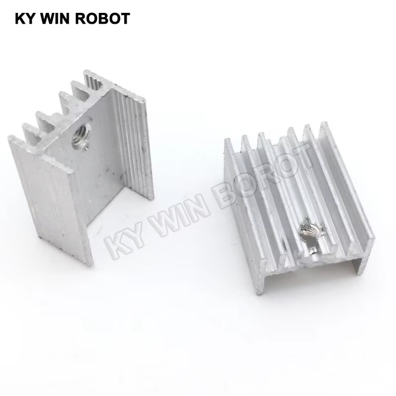 10 ชิ้นอลูมิเนียม TO-220 ฮีทซิ - Heatsink Aluminum บทวิจารณ์และราคา